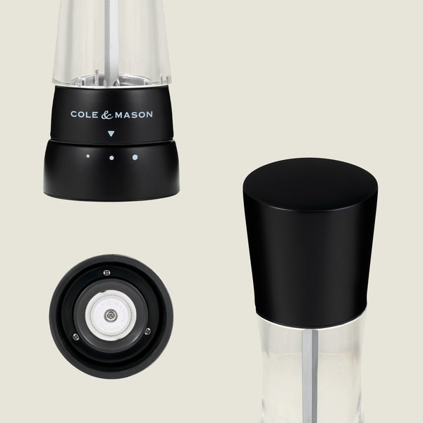 Cole & Mason Derwent Matte Black Salt & Pepper Mill