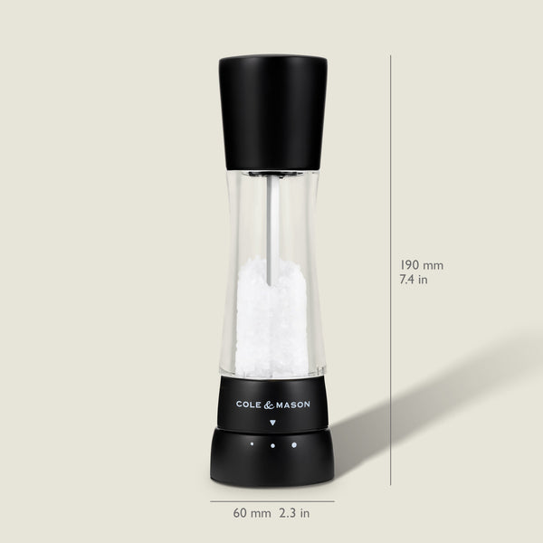 Cole & Mason Derwent Matte Black Salt & Pepper Mill
