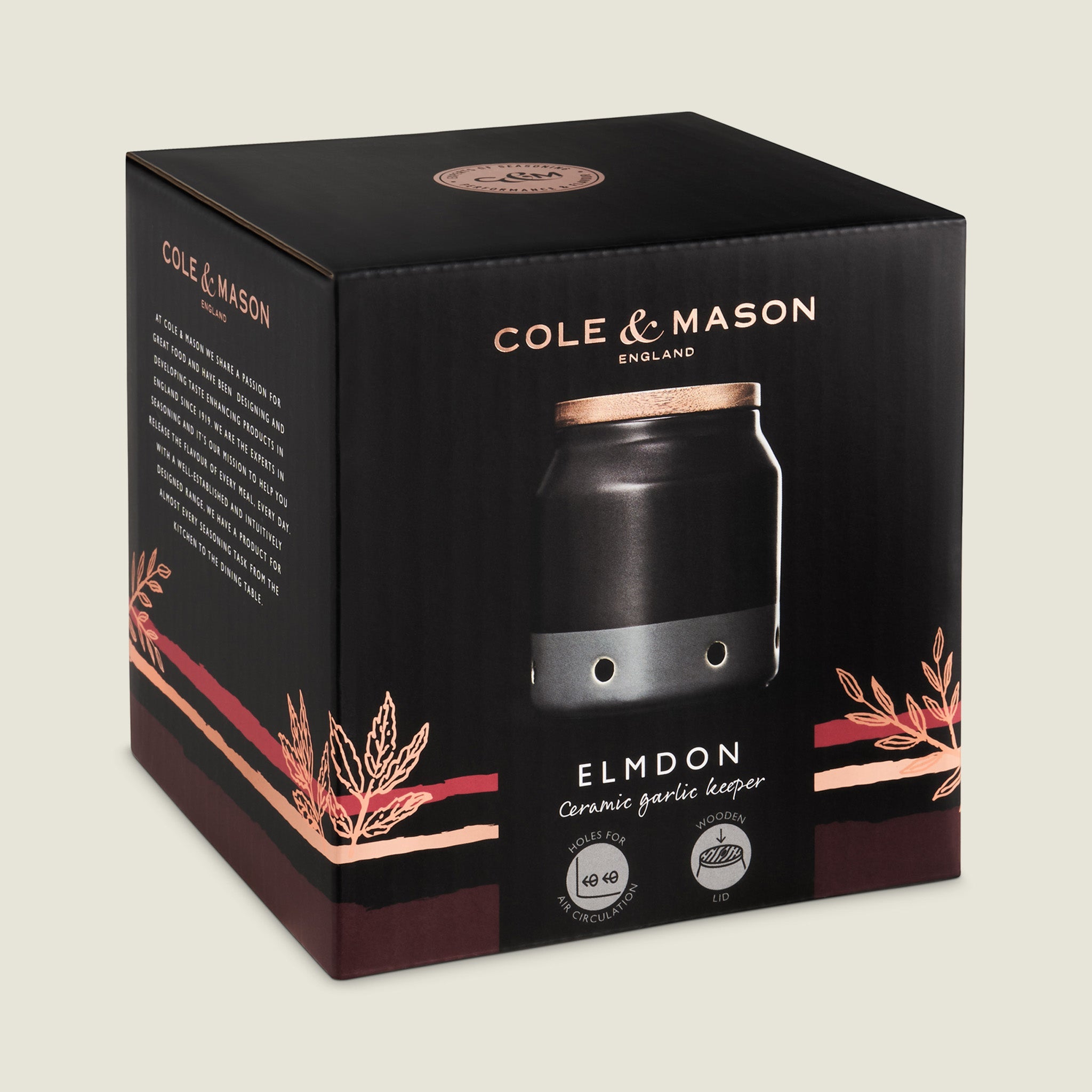 Cole & Mason Elmdon Garlic Keeper - Thumbnail 2
