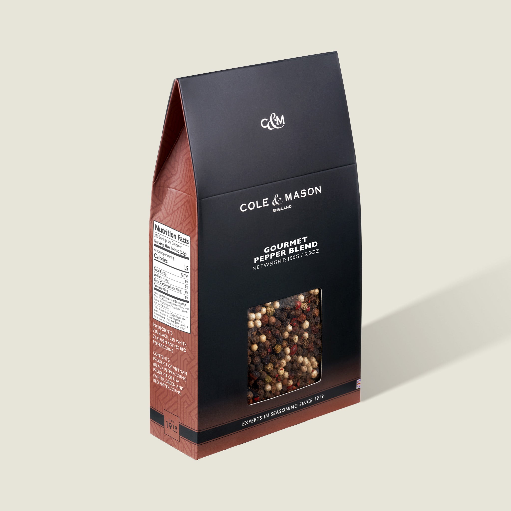 cole & mason Cole & Mason Gourmet Pepper Blend Box 5.3oz