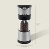 #salt&pepperset
The Cole & Mason Horsham Salt & Pepper Mills feature stainless steel and glass construction, adjustable grinding settings, and come filled with black peppercorns. Size: 154 mm tall by 55 mm wide—a premium addition to your kitchen.