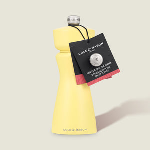 Cole & Mason Kenton Salt & Pepper Mill in Turmeric