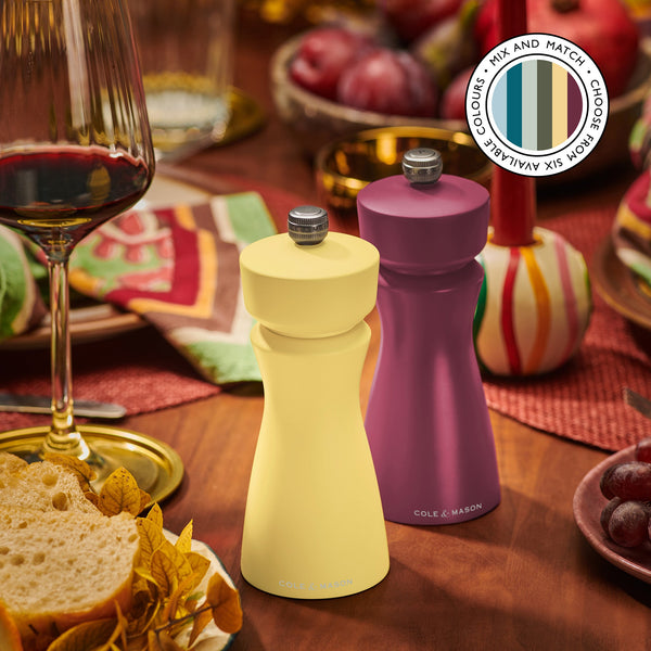 Cole & Mason Kenton Salt & Pepper Mill in Turmeric