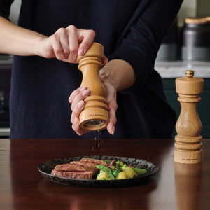 Cole & Mason London Natural Beech Salt & Pepper Mills