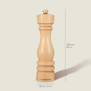 Cole & Mason London Natural Beech Salt & Pepper Mills