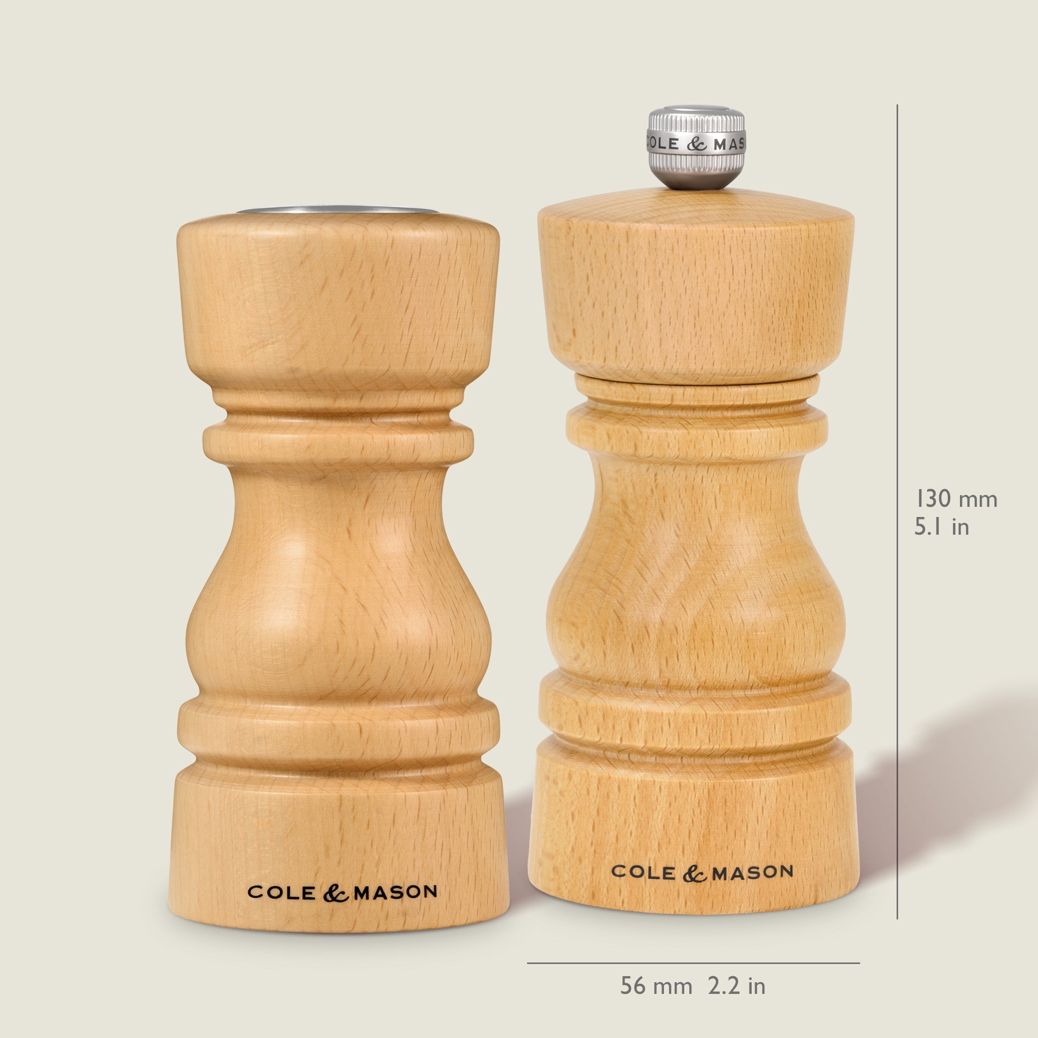 Cole & Mason London Salt Shaker & Pepper Mill