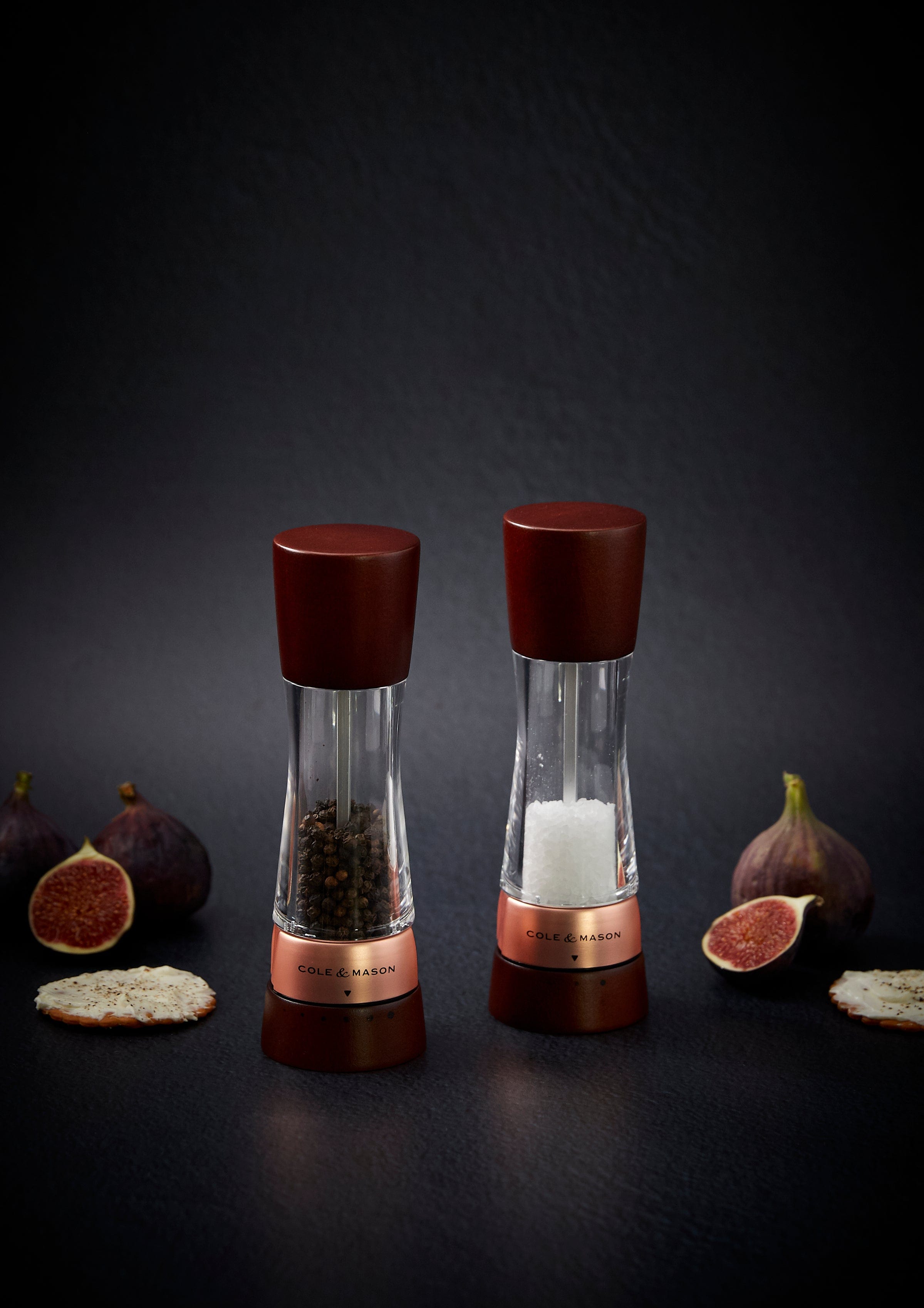 Cole & Mason Derwent Salt & Pepper Mills Copper 190mm Cole & Mason US