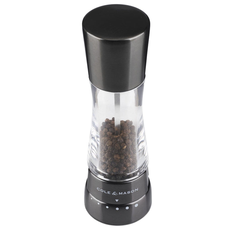 Cole & Mason Derwent Stainless Steel Adjustable Pepper Mill + Reviews