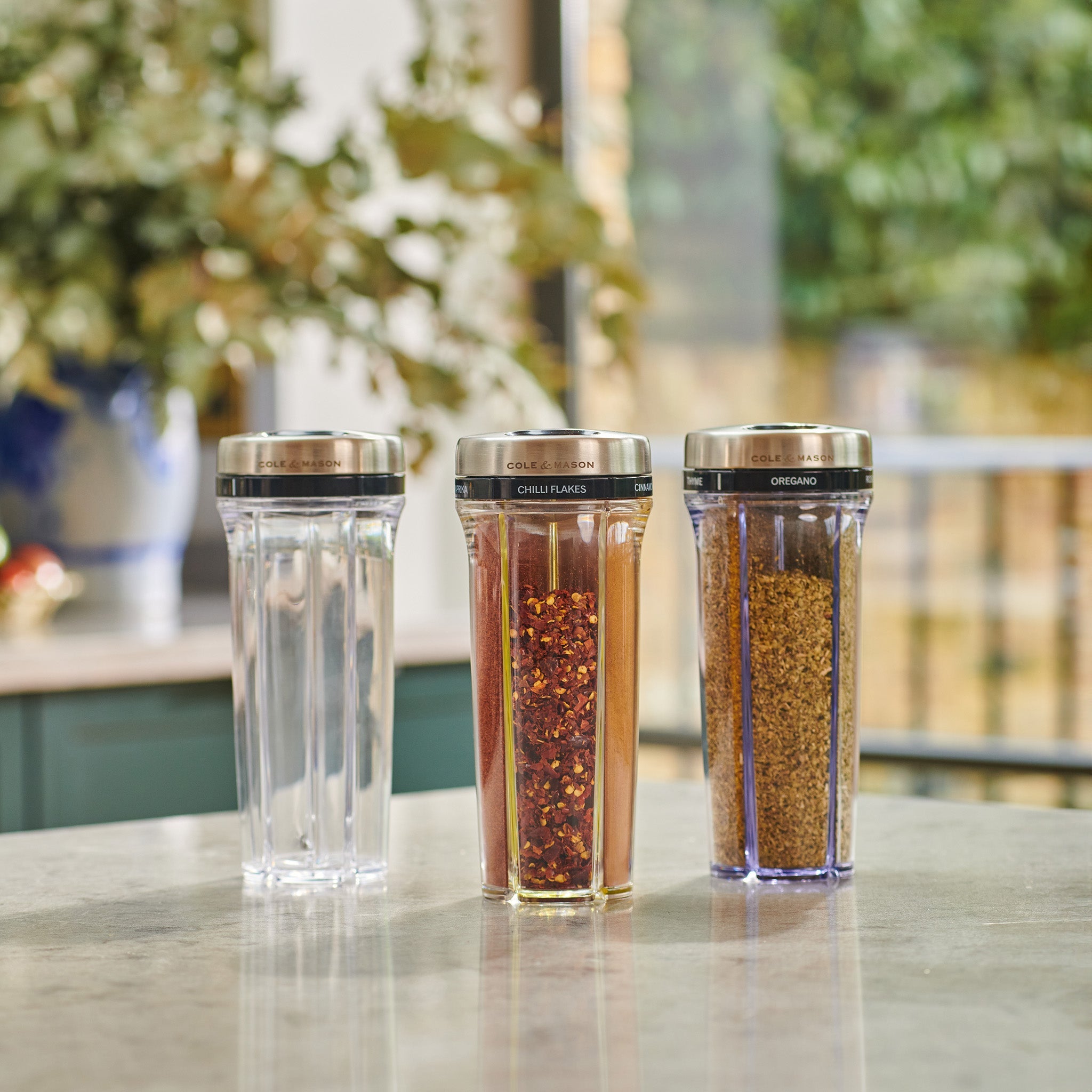 cole & mason self watering indoor herb garden planter Cole & Mason Saunderton Spice Storage & Shaker