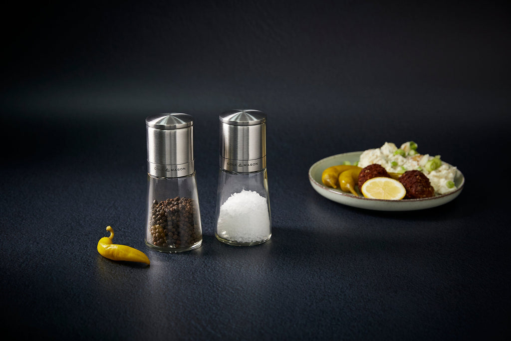 Cole & Mason Tap Salt and Pepper Grinder Set