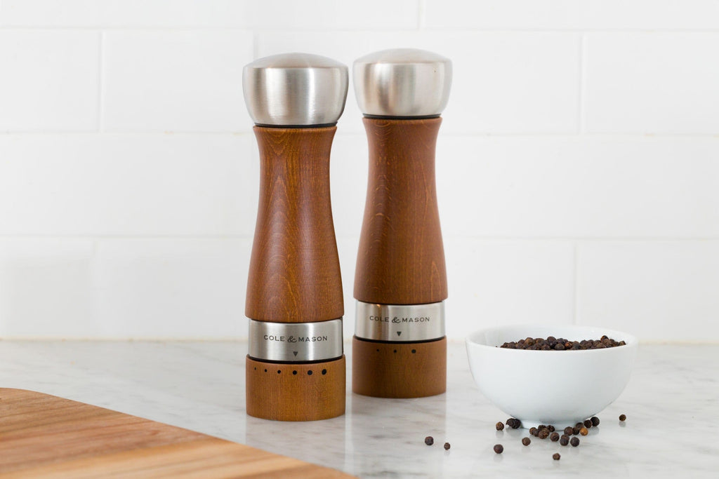 Personalised salt and pepper grinder set
