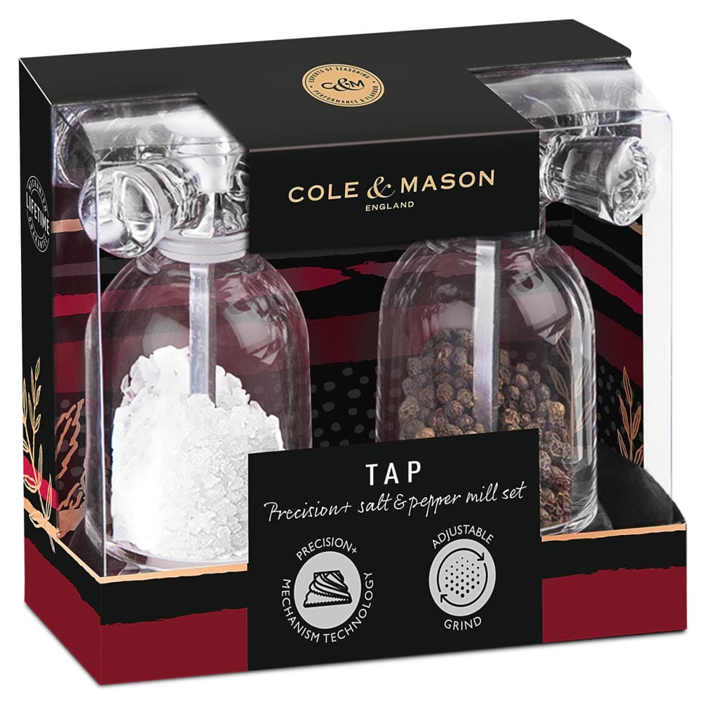 Cole & Mason Tap Salt & Pepper Gift Set Cole & Mason US