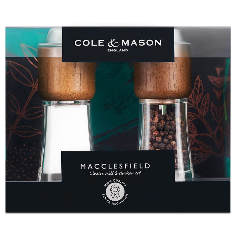 Cole & Mason US Cole & Mason Macclesfield Salt and Pepper Mill and Shaker Gift Set H312147U