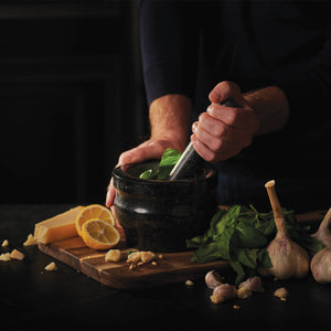 Cole & Mason Worcester Black Granite Pestle & Mortar 5" - 8lb