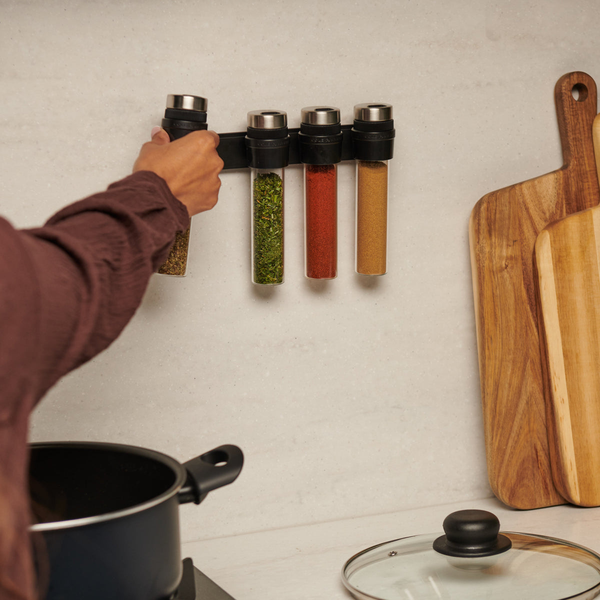 Cole & Mason Shadwell Slim-Mount Spice Storage product image 6.